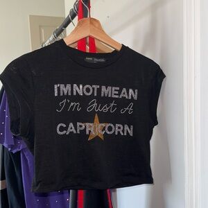 Capricorn crop top